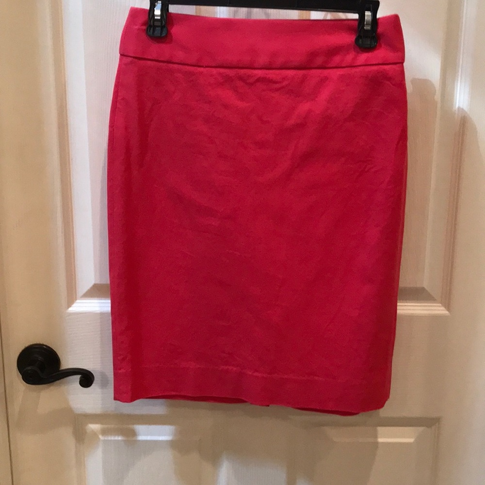 Cotton pencil skirt